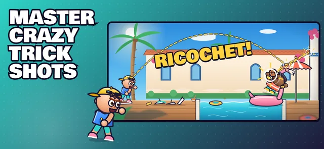 App Store screenshot: Master crazy trick shots