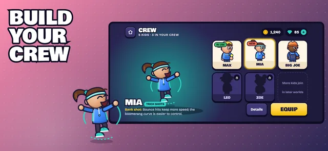 App Store screenshot: Build your crew