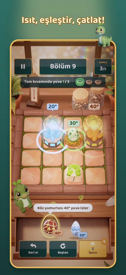 App Store ekranı: Isıt, eşleştir, çatlat!