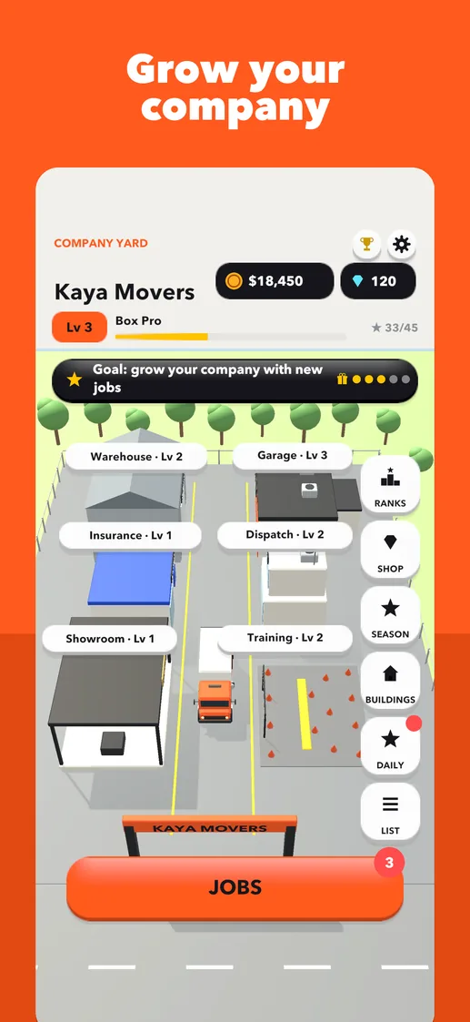 App Store screenshot: Grow your company